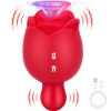 Clit Sucker Flower Clitoral Stimulator, Discreet Rose Sex Toy for Women, Couples, Solo Play