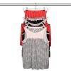 Cami Hanger Space Saving with Rubber Coated Tips | Steel Pant Hangers with Clips for Tank Tops & Lingerie | Non-Slip Skirt Hangers with Metal Clip Hoo