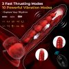 9 in Monster Thrusting Dildo with Remote, Knot Dragon G Spot Dildo with Hands-Free Suction Cup for Women Men Couples