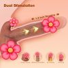 A realistic female vibrator with a phallic shape, designed for G-spot stimulation, heating, thrusting