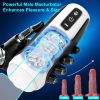 Male Masturbator with Mount, 10 Thrusting Rotating Modes Automatic Stroker Machine, Hands Free Penis Pleasure Sex Toy for Men