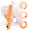 Adult Toy Six Toy Couple Av Head Attachment; Male Erection  USB Rechargeable Lifelike S~Ãªx toy for Women - Bullet Adult toy for Female U-Shape Couple