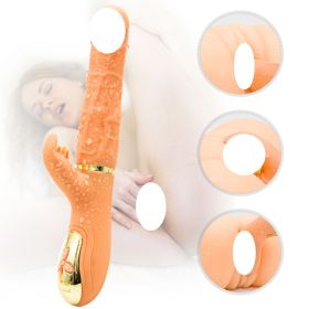 Adult Toy Six Toy Couple Av Head Attachment; Male Erection  USB Rechargeable Lifelike S~Ãªx toy for Women - Bullet Adult toy for Female U-Shape Couple (Color: Skin)