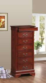 Elegant Cherry Traditional Lingerie Chest (Color: as Pic)