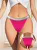 Girl Lingeries G String Underwear Briefs Ladies Panty Set 4pcs Pack Sexy Women's Panti Set