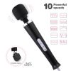 20 Speed Electric Handheld Vibrating Massager Therapy Motor Wand Full Body Massage Stick+Box