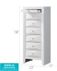 Marilla G1570-LC 7 Drawer Lingerie Chest , White